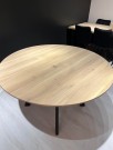 ANNE Rundt Ø130 Spisebord m/tilleggsplater 190cm , farge natur  thumbnail
