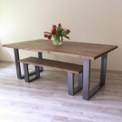 43CM Firkantet design bordben - 1 ben thumbnail