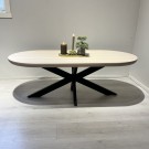 46CM DOBBEL-X DESIGN BORDBEN til salongbord   thumbnail