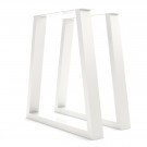 71cm TRAPES DESIGN BORDBEN - 1 BEN, HVIT thumbnail