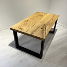 48CM FIRKANTET DESIGN BEN TIL SALONGBORD - 1 ben  thumbnail
