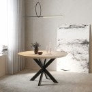 Ø120cm ASTRID HVIT RUNDT SPISEBORD   thumbnail