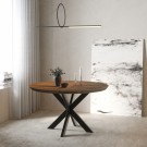 Ø120cm ASTRID SVART RUNDT SPISEBORD  thumbnail