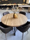Ø120cm SIRI GULL RUNDT SPISEBORD  thumbnail