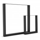 42CM + 71CM FIRKANTET DESIGN BORDBEN SETT-4ben   thumbnail