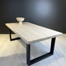 48CM FIRKANTET DESIGN BEN TIL SALONGBORD - 1 ben  thumbnail