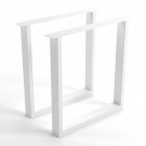FIRKANTET DESIGN BORDBEN - 1 BEN (71CM HØYDE X 70CM BREDDE)    thumbnail