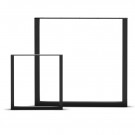 42CM + 71CM FIRKANTET DESIGN BORDBEN SETT-4ben   thumbnail