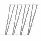 71CM P DESIGN BORDBEN - 4 BEN-Børstet stål thumbnail