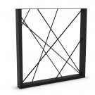  GEOMETRI DESIGN BORDBEN - 1 BEN (71cm høyde x 70cm bredde) thumbnail