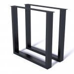 FIRKANTET DESIGN BORDBEN - 1 ben  (71cm høyde x 70cm bredde)