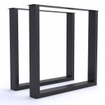   FIRKANTET DESIGN BORDBEN - 1 BEN   (71cm høyde x 80cm bredde)