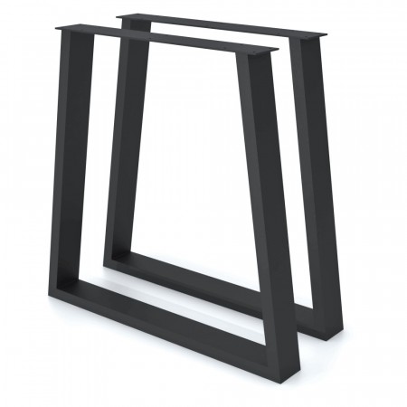 71CM TRAPEZIUM DESIGN BORDBEN - 2 stk.