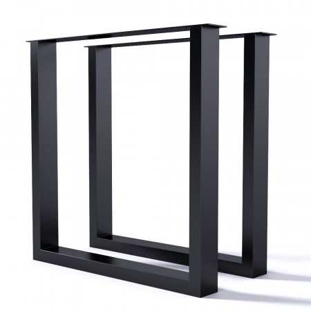 FIRKANTET DESIGN BORDBEN - 1 ben  (71cm høyde x 70cm bredde)