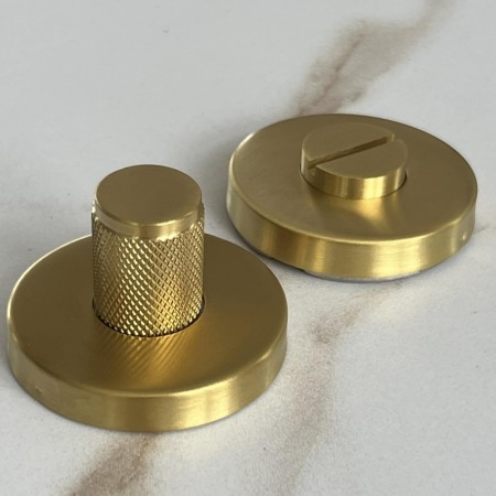 WC-lås - Bøstet Messing