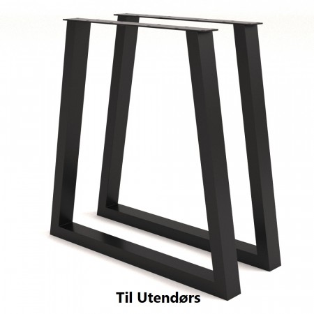 71CM Trapes design BORDBEN TIL UTENDØRS BRUK - 1 ben