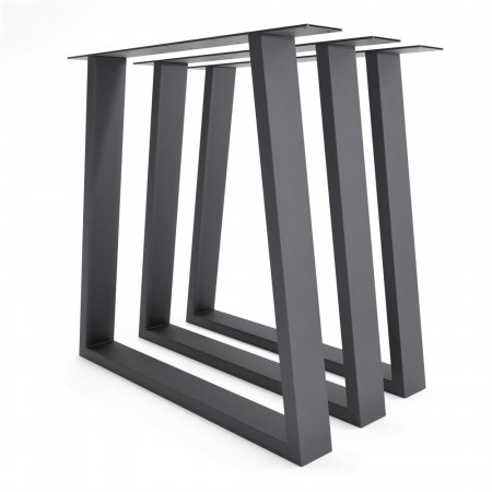 71CM TRAPEZIUM DESIGN 3 BORDBEN METALLTYKKELSE 7x3cm