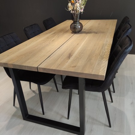 'TRON' SPISEBORD I 2 DELER, RETT-KANT,FJELL FARGE